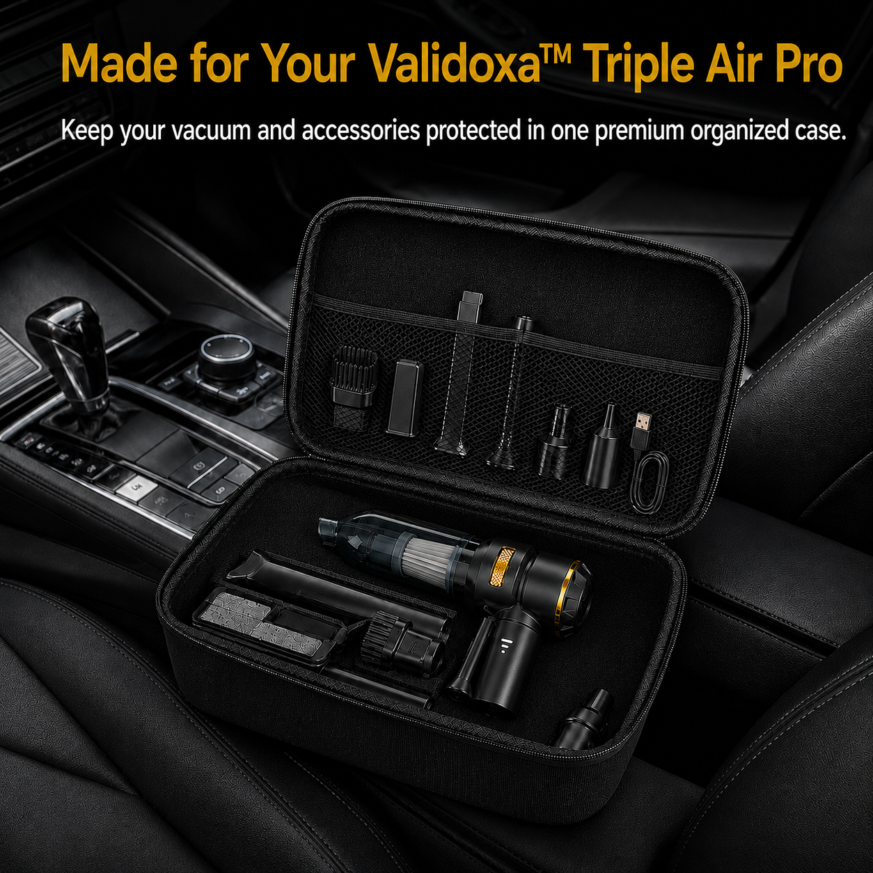 Validoxa™ Triple Air Pro 3-in-1 Car Vacuum, Blower & Inflator