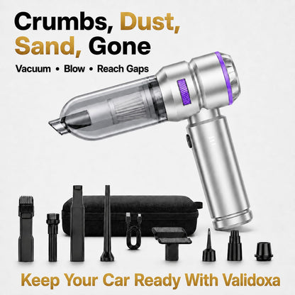 Validoxa™ AirMax 4-in-1 Car Vacuum with Blow, Inflate & Deflate Functions